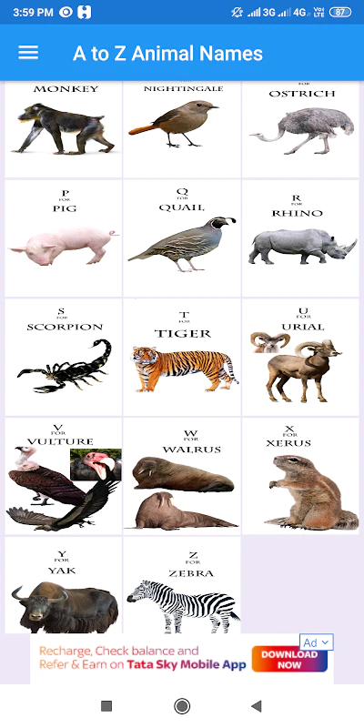 Download A to Z Animal Names: Alphabets by Picture MOD APK v Sound for Android Download A to Z Animal Names: Alphabets by Picture MOD APK v Sound for Android