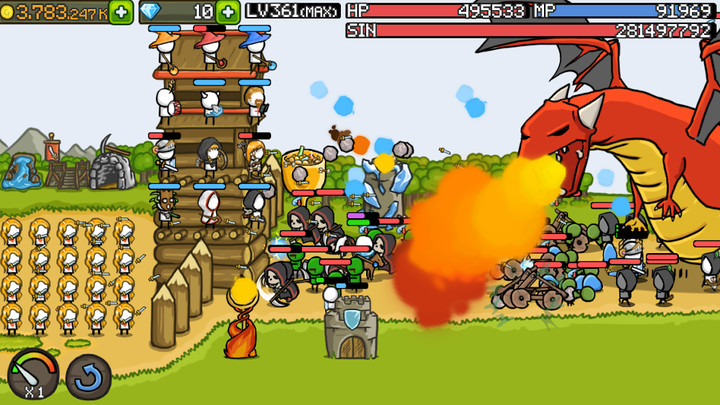 Grow Castle Tower Defense(Unlimited Coins) screenshot image 3_playmod.games