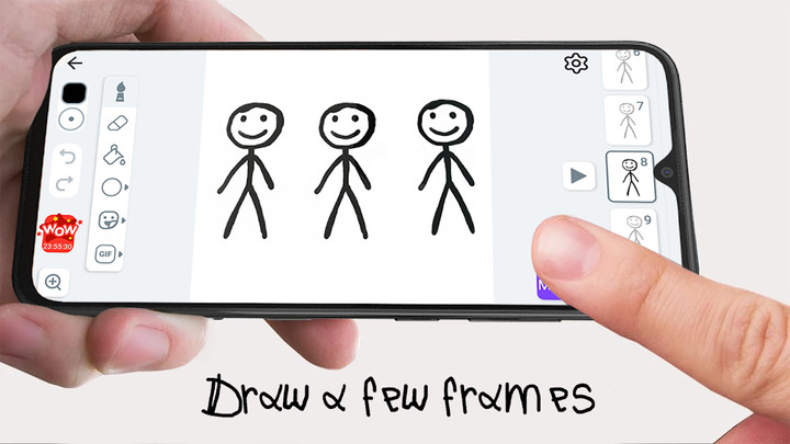 Stickman: draw animation, creator & maker, drawing (Premium Unlocked)_modkill.com