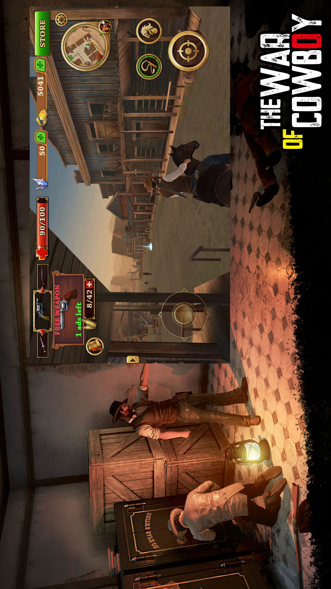 Cowboy Hunting: Dead Shoote(Unlock store payment options) Game screenshot  1