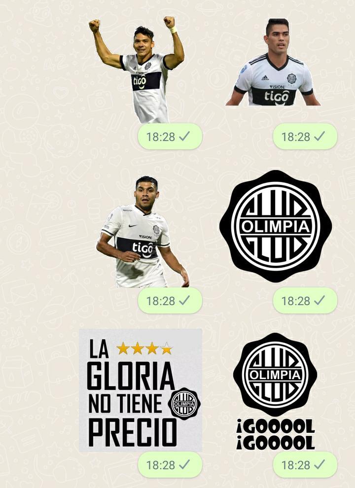 Club Olímpia Asunción Stickers