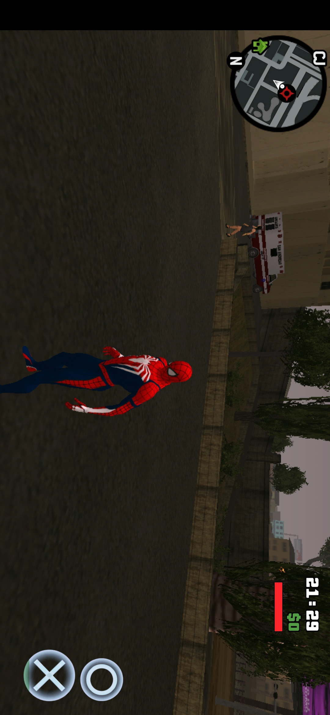 GTA Grand Theft Auto San Andreas(Spider man module) Game screenshot  4