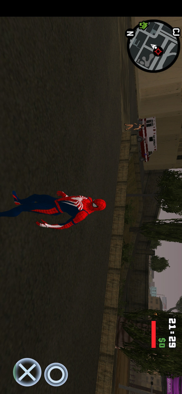 GTA Grand Theft Auto San Andreas(Spider man module) screenshot image 4_playmods.games