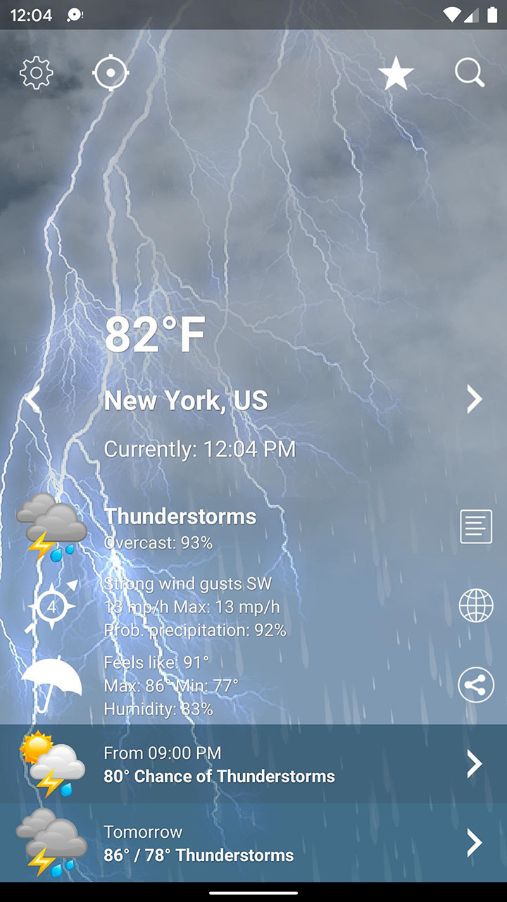 Weather XL PRO(Pro Unlocked) screenshot image 2_modkill.com