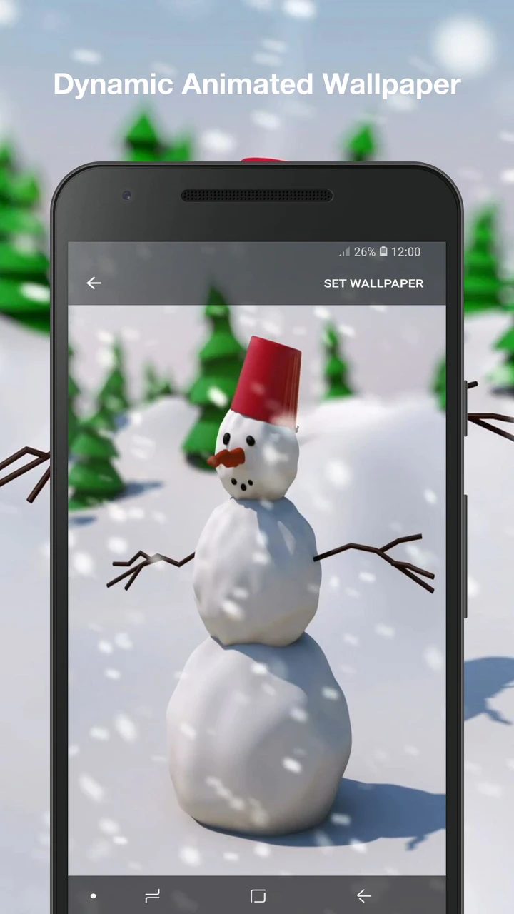 Download 3d Snowman Live Wallpaper APK  For Android