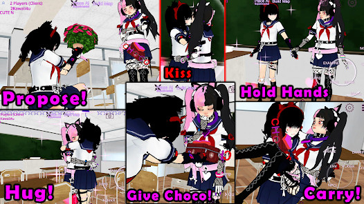 SchoolGirl AI 3D Anime Sandbox(menu cài sẵn) screenshot image 11