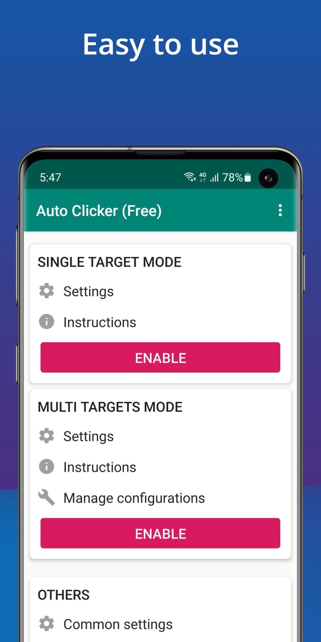 Auto Clicker - Automatic tap(no ads) screenshot image 1_playmod.games