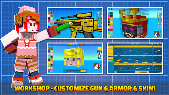 Cops N Robbers:Pixel Craft Gun