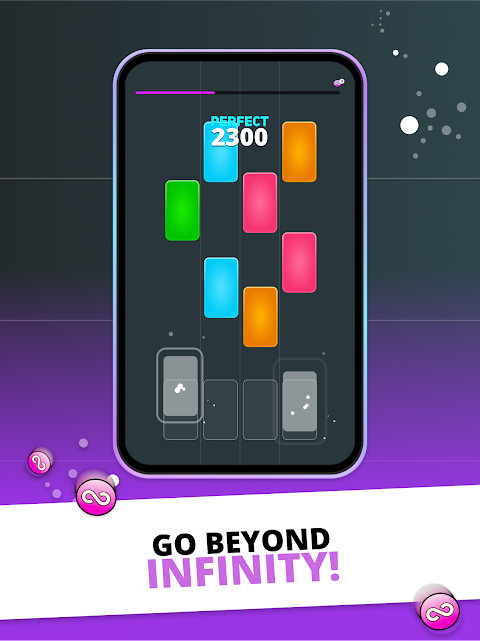 Infinite Tiles: EDM & Piano_playmods.games