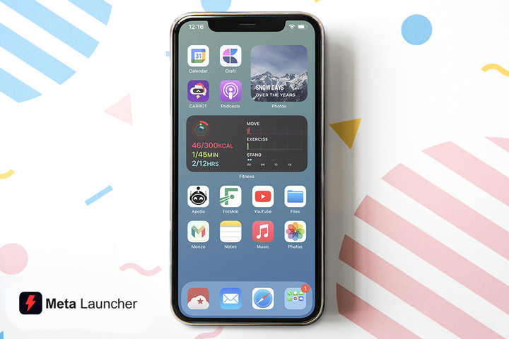 Meta Launcher PRO - iOS 15_playmods.games