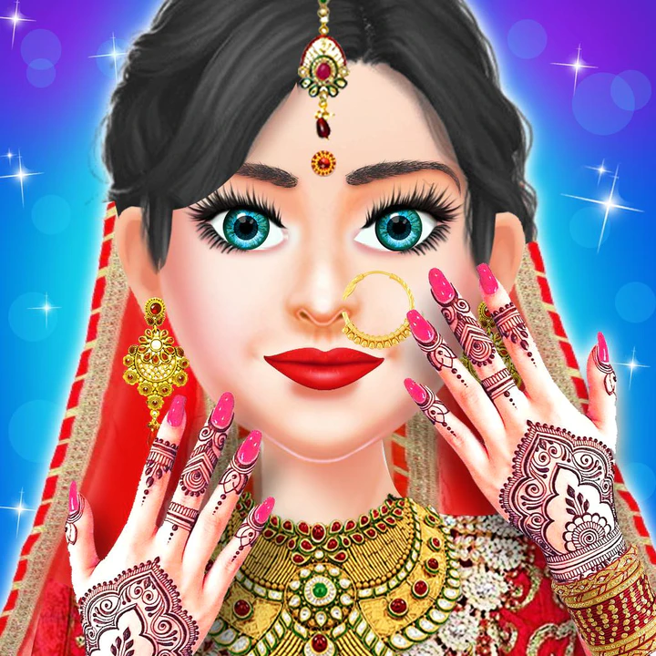 Beautiful Indian Bride Makeup Games Saubhaya Makeup