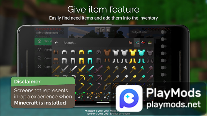 Toolbox for Minecraft: PE(Mod) screenshot image 3_playmods.games