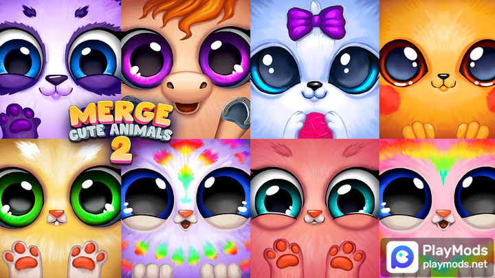 Download Merge Cute Animal 2: Mini Pets MOD APK v2.27.00 ...