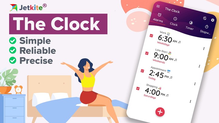 The Clock: Alarm Clock & Timer(Premium Features Unlocked)_modkill.com