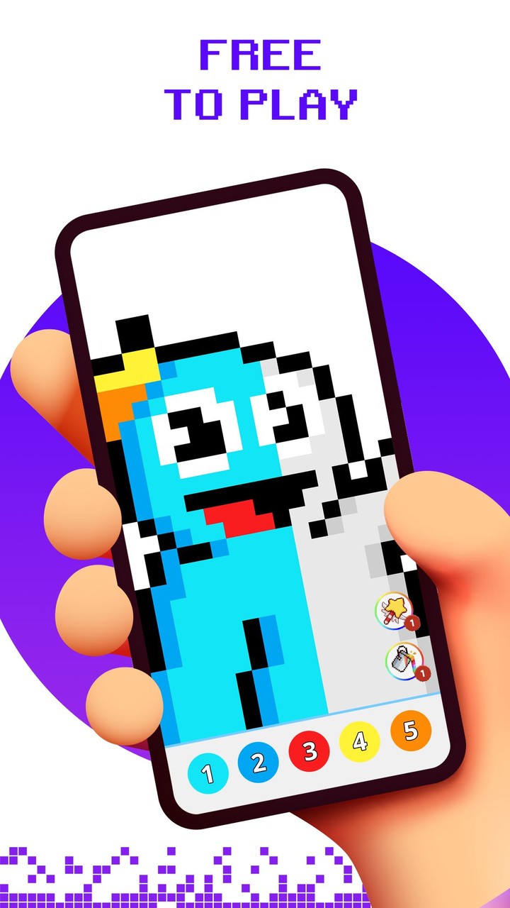 Pixel by Number - Pixel Art_playmods.net