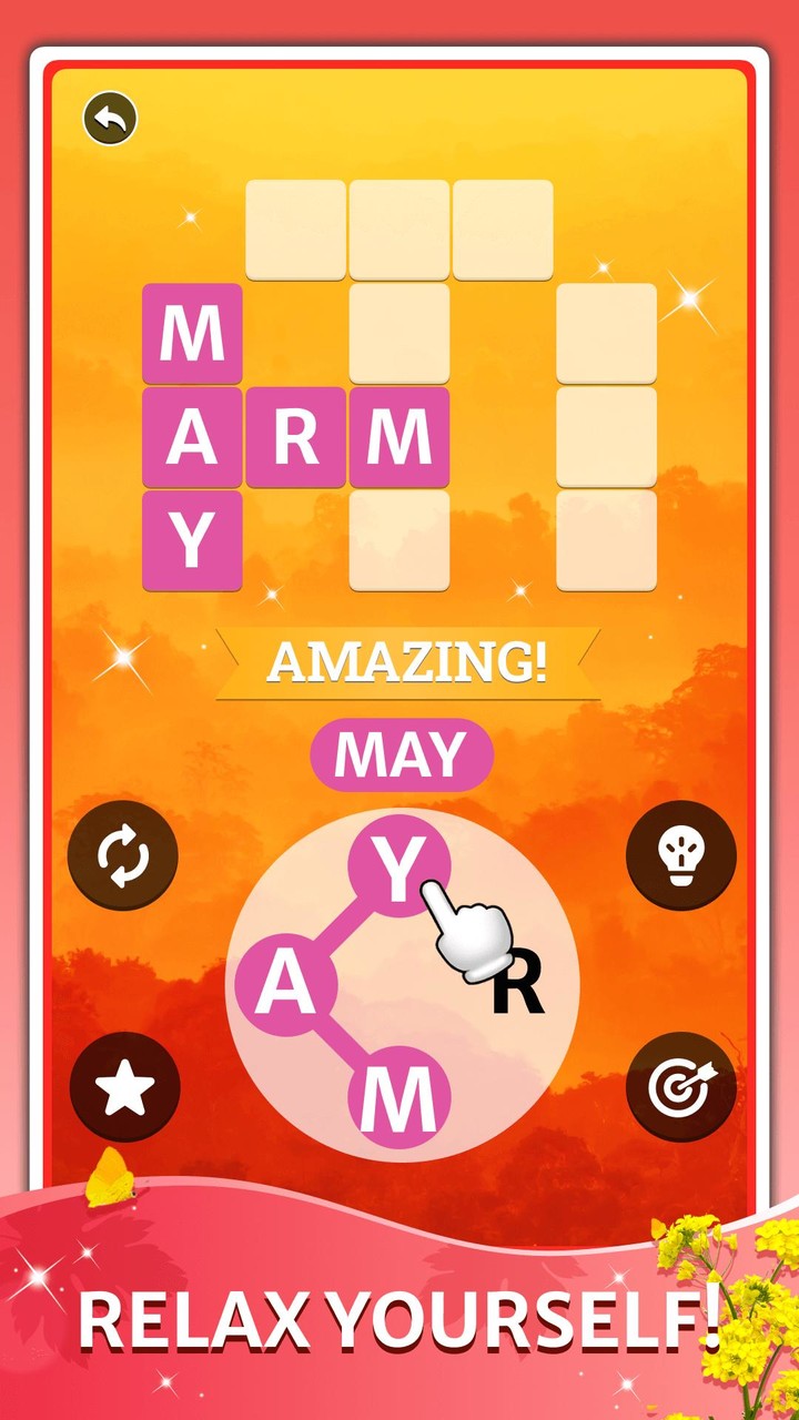 Word Link-Relaxing mind puzzle_playmods.net