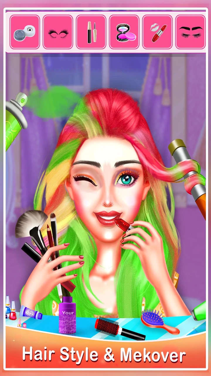 Download Hair Salon Games: Makeup Salon MOD APK for Android Download Hair Salon Games: Makeup Salon MOD APK for Android