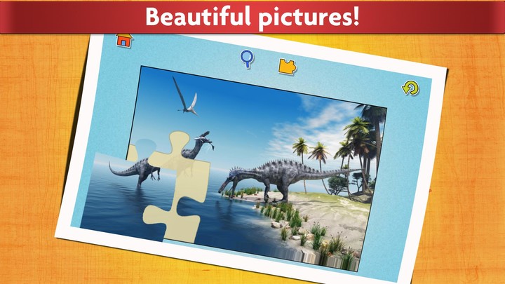 Dinosaurs Jigsaw Puzzles Game‏
