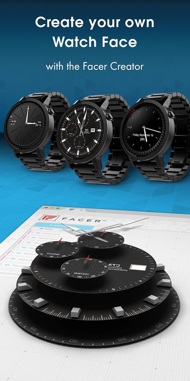 Facer Watch Faces(Mod) screenshot image 3_modkill.com