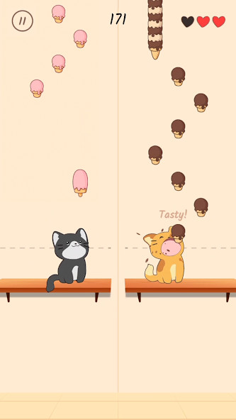 Duet Cats: Cute Popcat Music‏(افتح كل الموسيقى) screenshot image 3