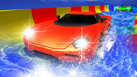 Water Slide Car Racing(Бесконечные деньги) screenshot image 3