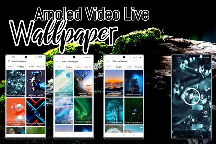 Download AMOLED LIVE WALLPAPER 4K APK  For Android