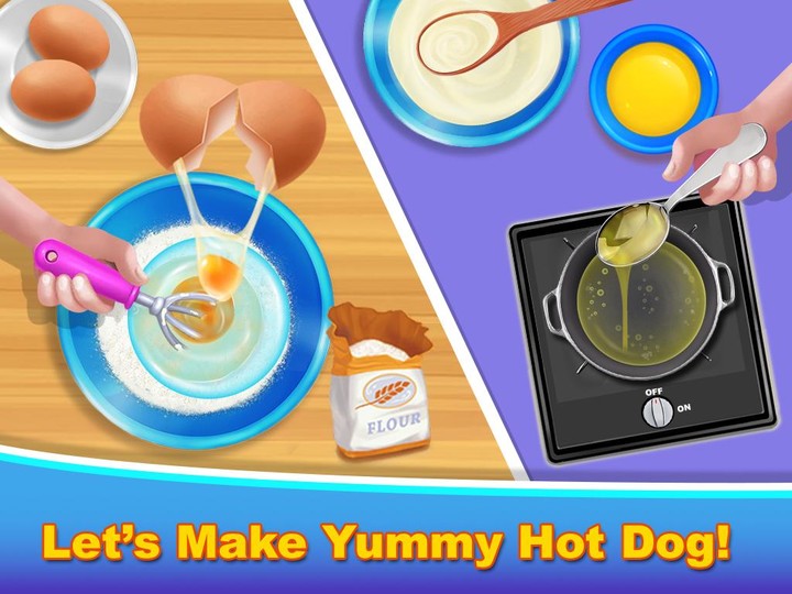 Hot Dog Cooking Game‏