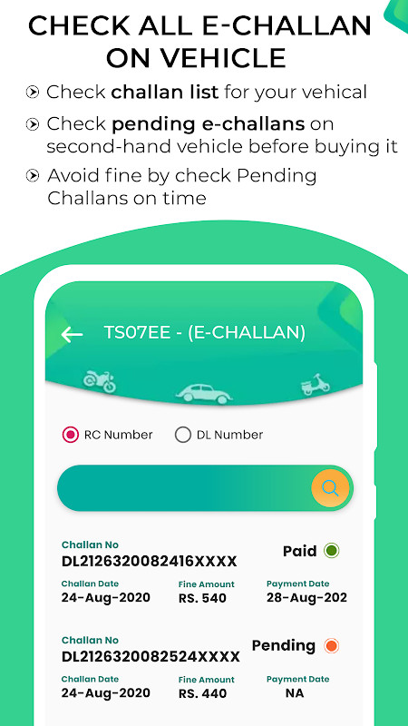 RTO Vehicle Information‏