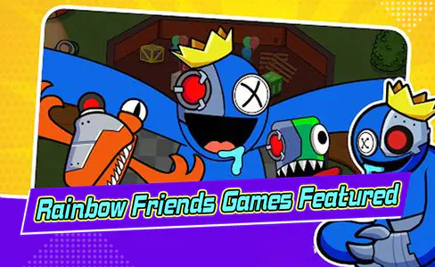 Play FNF vs Blue from Rainbow Friends, a game of Horror