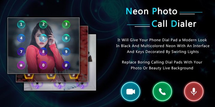 Neon Photo Dialer - Floating Photo Phone Dialer