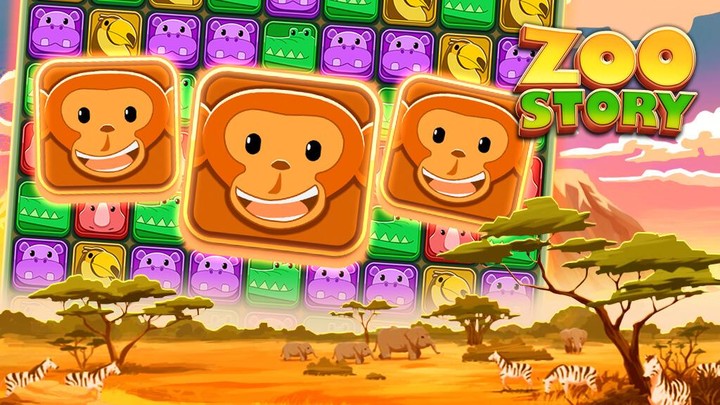 Zoo Story : Match-3 Game‏