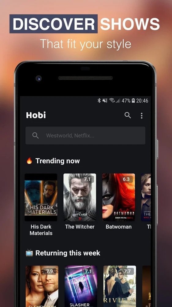 Hobi: TV Series Tracker(Mod)