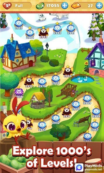 Farm Heroes Saga(Unlimited Lives) screenshot image 5_playmods.games