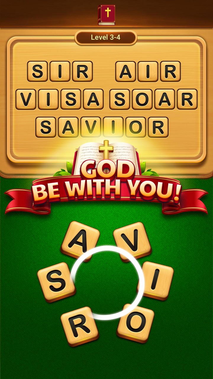Bible Word Puzzle - Word Games Ảnh chụp màn hình trò chơi