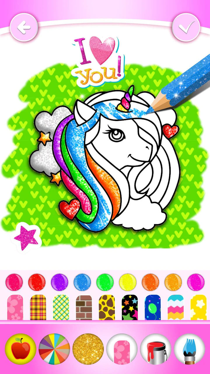 Download Unicorn Coloring Book Glitter MOD APK v20.20 for Android