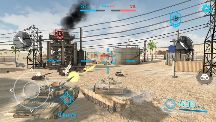 War Machines: Tank Warfare Ảnh chụp màn hình trò chơi