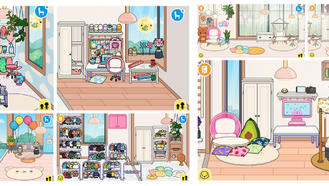 Shanqiu's minimalist house decoration(Initial house) For Toca Life World Mods