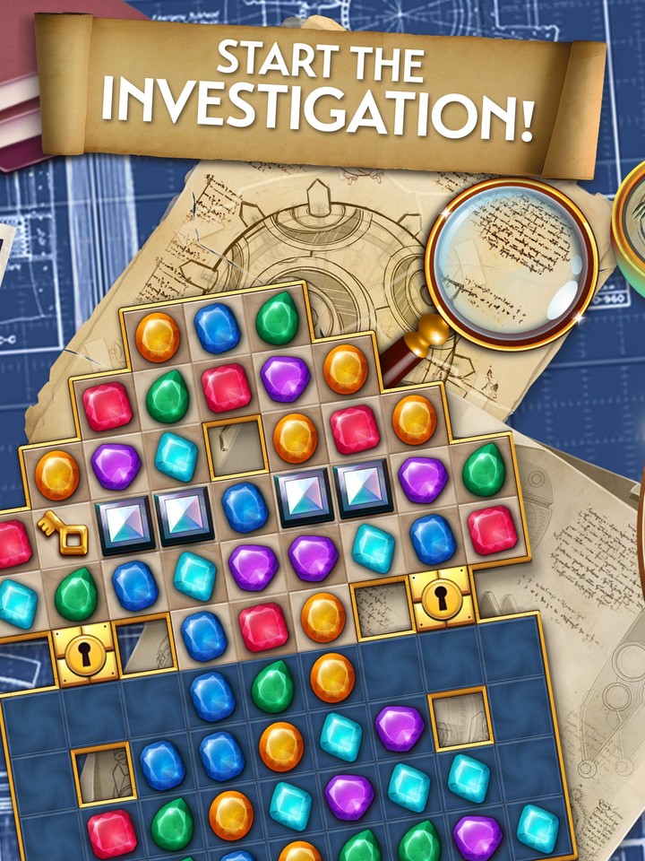 Mystery Match - Puzzle Match 3‏