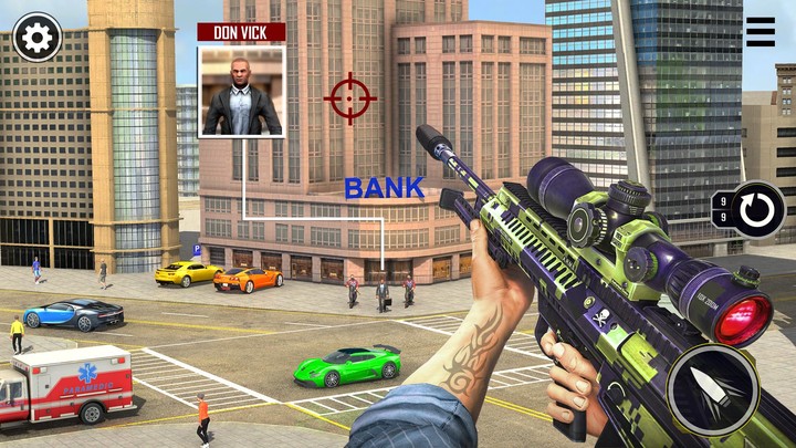 Sniper Games-3D Shooting Games Ảnh chụp màn hình trò chơi