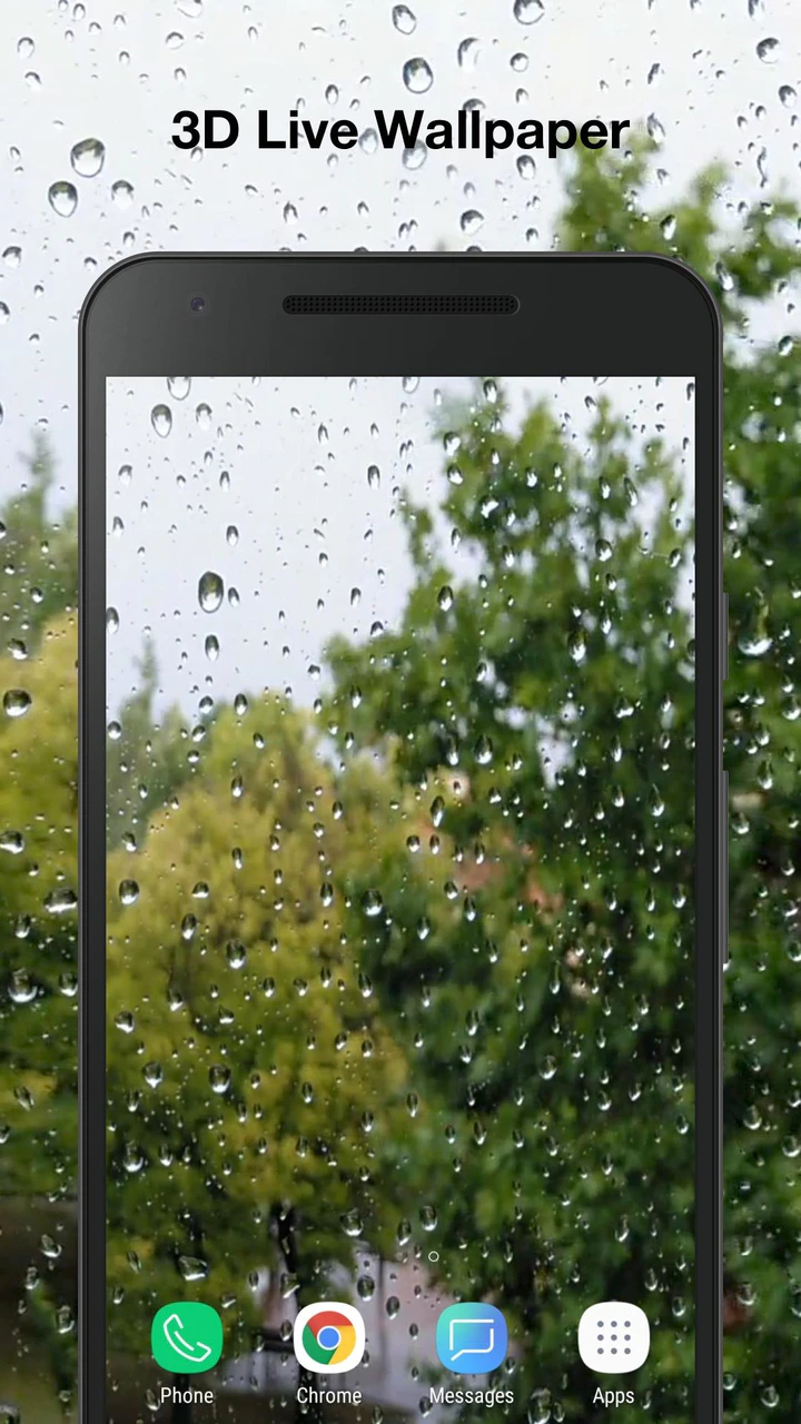 Download 3d Raindrops Live Wallpaper MOD APK  for Android