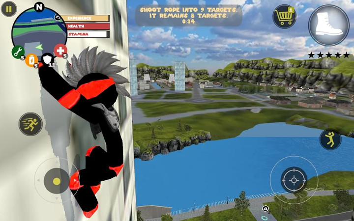 Stickman Rope Hero(Free shopping) screenshot image 4_modkill.com