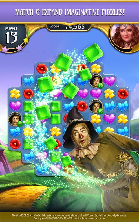 The Wizard of Oz Magic Match 3_playmods.net