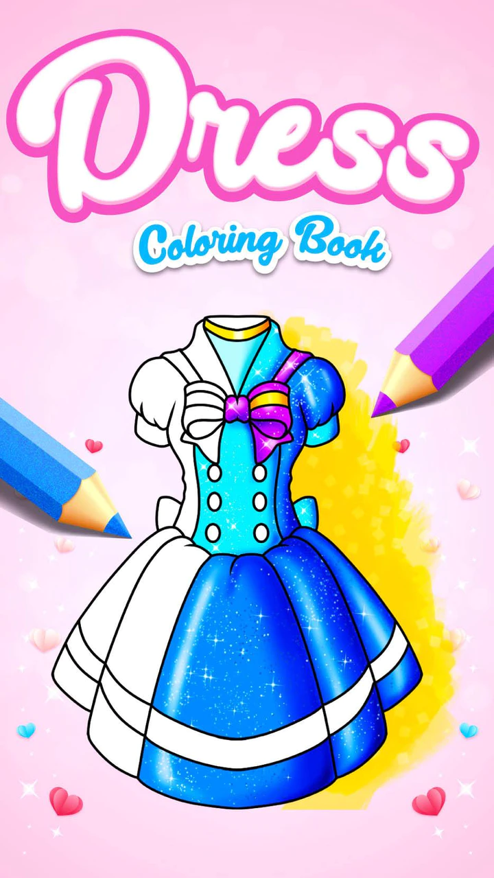 Download Dress Coloring Book For Girls MOD APK v220.20 for Android