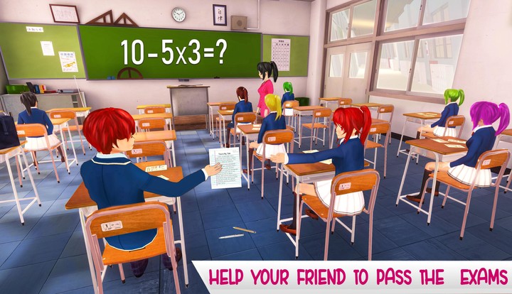 Anime High School Life_playmods.games