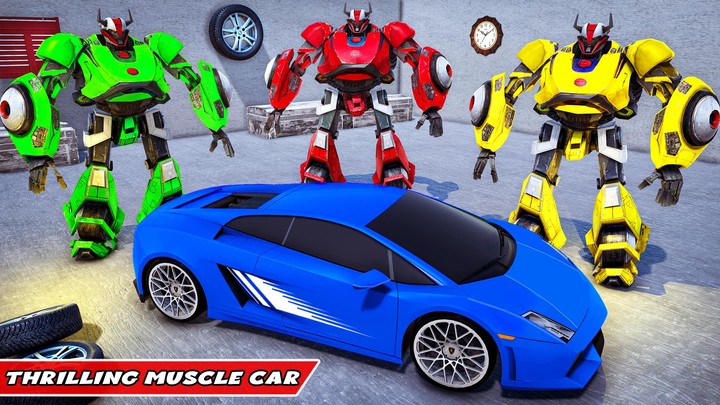 Muscle Car Robot Car Game Ảnh chụp màn hình trò chơi