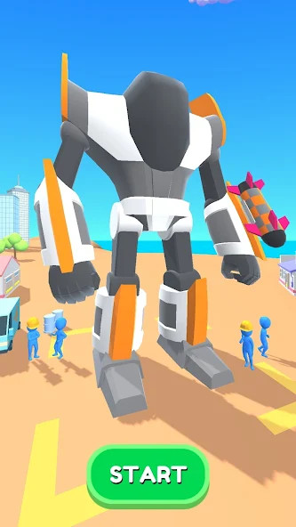 Mechangelion - Robot Fighting(Unlimited Money) screenshot image 1_playmod.games