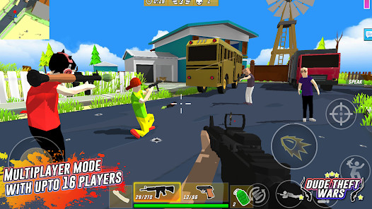 Dude Theft Wars: Online FPS Sandbox Simulator(Mod Menu) screenshot image 10_playmods.games