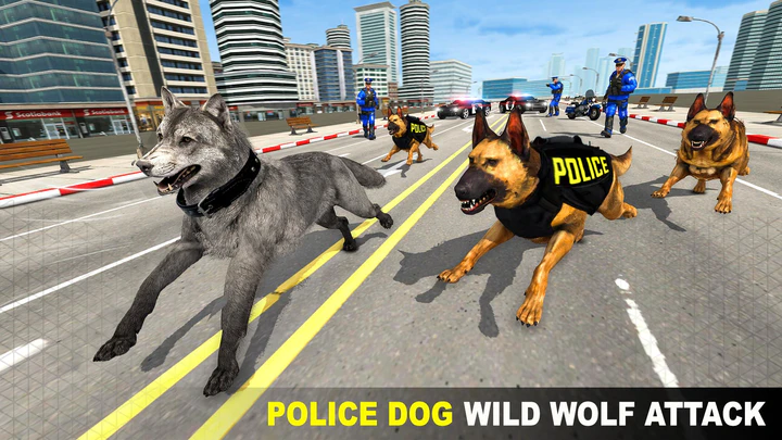 are wolf dogs used by police