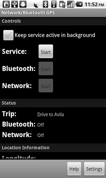 Network/Bluetooth GPS(Được trả tiền miễn phí) screenshot image 4 Ảnh chụp màn hình trò chơi