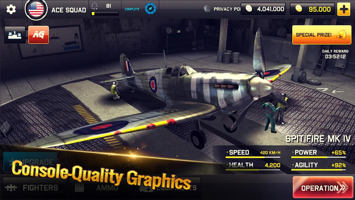 Ace Squadron: WW II Air Conflicts(Unlimited Currency)_playmods.games